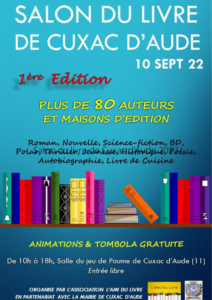 Salon du livre de Cuxac d'Aude 2022